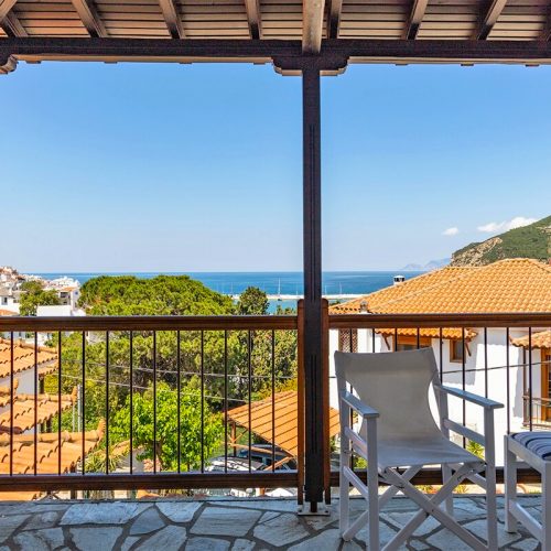 Click for a Photo Tour Lookout Studio in Skopelos town